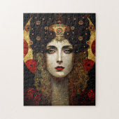 Puzzle Klimt Inspirée Déesse Reine (Vertical)
