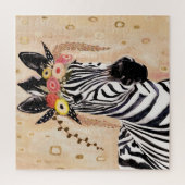 Puzzle Klimt Zebra | Couronne De Fleurs (Vertical)