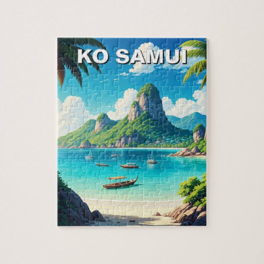Puzzle Ko Samui Thaïlande (Vertical)
