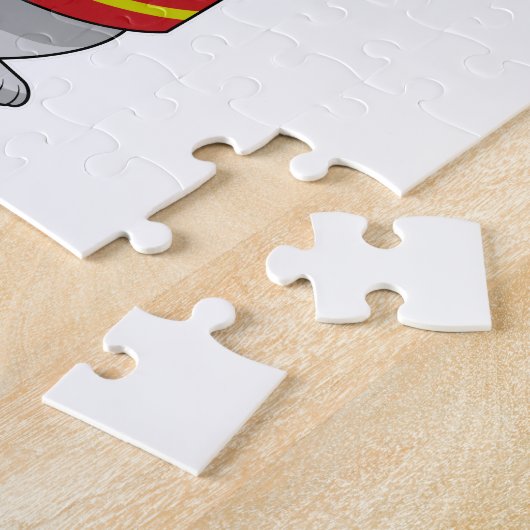 Puzzle Koala as Firefighter with Helmet (Côté)