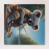 Puzzle Koala Fishing (Horizontal)