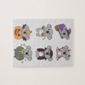 Puzzle Koala Halloween Witch Diable Citrouille Vampire Ji (Horizontal)