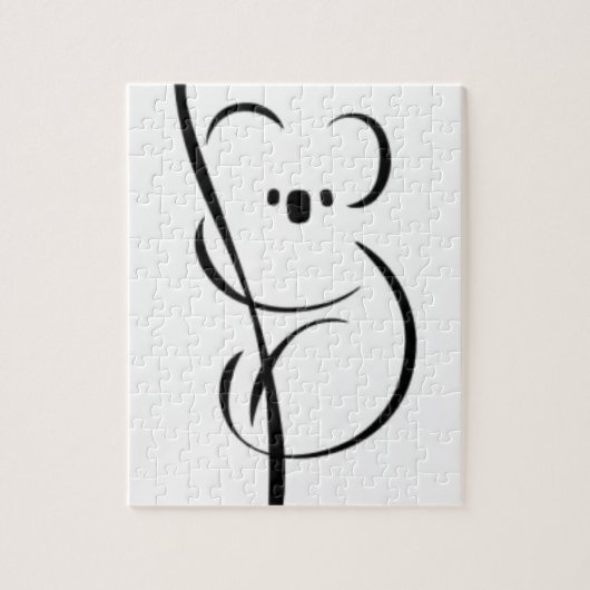 Puzzle Koala minimaliste (Vertical)