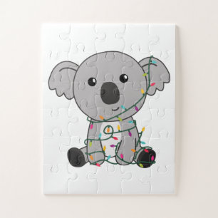 Puzzle Koala Noël Neige Animaux d'hiver Koalas