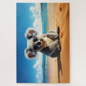 Puzzle Koala sur une plage de sable (Vertical)