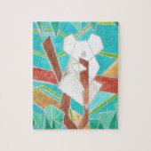 Puzzle Koala Watercolor Art (Vertical)