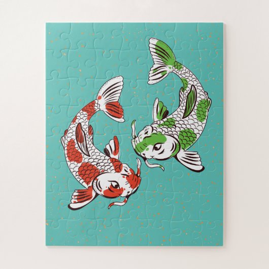 Puzzle Koi Carp (Vertical)