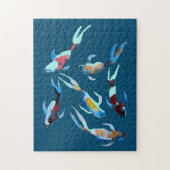 Puzzle Koi Fish aquarelle (Vertical)