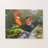 Puzzle Koi fish in a pond (Horizontal)