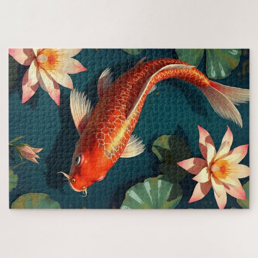 Puzzle Koi Gold (Horizontal)
