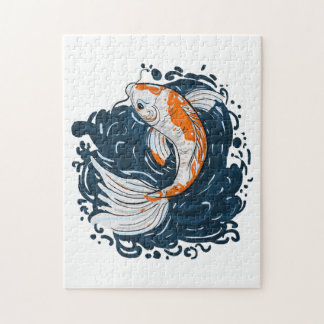 Puzzle Koi Poisson maître de courbure