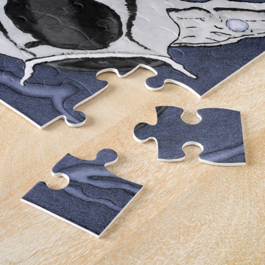 Puzzle Koi (rouge et noir) (Côté)