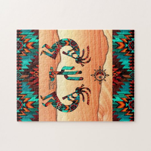 Puzzle Kokopelli Et Cactus (Horizontal)