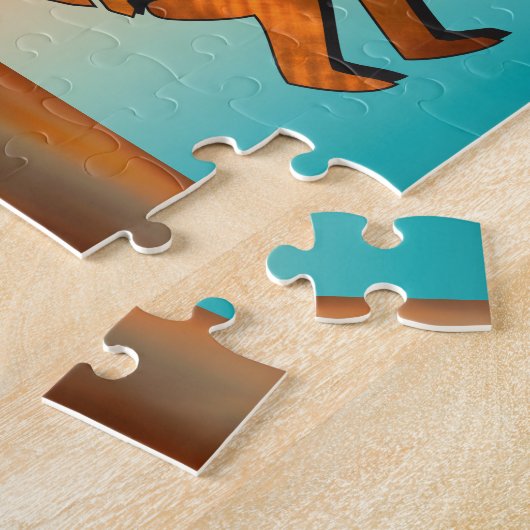 Puzzle Kokopelli Et Cactus (Côté)