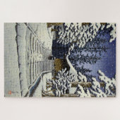 Puzzle Konjikido dans la neige Hiraizumi Kawase Hasui (Horizontal)