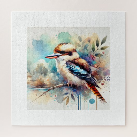 Puzzle Kookaburra in Light 230824AREF128 - Watercolor (Vertical)