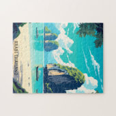 Puzzle Krabi Thaïlande Beach Paradise Travel (Horizontal)