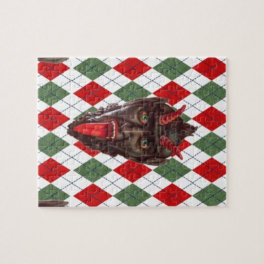Puzzle krampus de Noël (Horizontal)