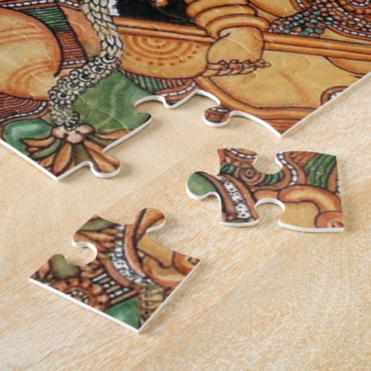 PUZZLE KRISHNA JOUANT LA CANNELURE (Côté)