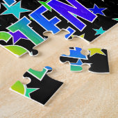 Puzzle "KRISTEN" Prénom, Amusant "HEUREUX ANNIVERSAIRE" (Côté)