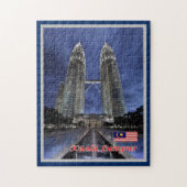 Puzzle Kuala Lumpur - Malaisie - Tours jumelles Petronas (Vertical)