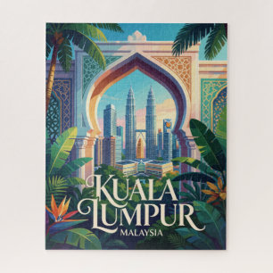 Puzzle Kuala Lumpur Malaisie Tours Petronas