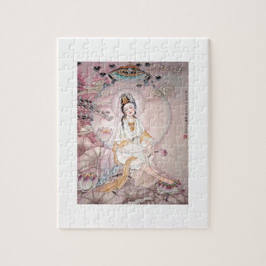 Puzzle Kuan Yin ; Déesse bouddhiste de compassion (Vertical)