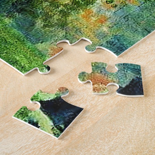 Puzzle Kustodiev artwork, View from the Window (Côté)