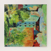 Puzzle Kustodiev artwork, View from the Window (Horizontal)