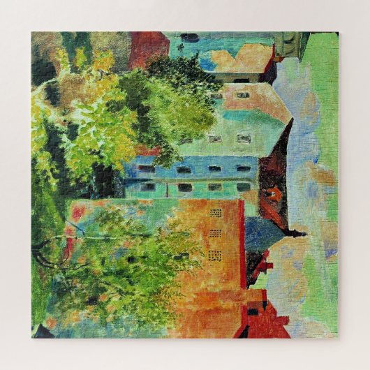 Puzzle Kustodiev artwork, View from the Window (Horizontal)