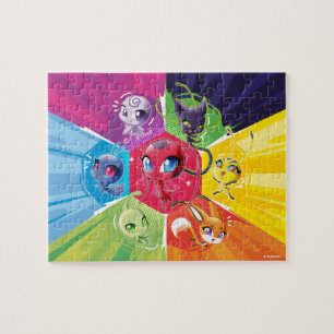Puzzle Kwamis coloré