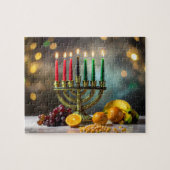 PUZZLE KWANZAA - KINARA -  (Horizontal)