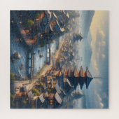 Puzzle Kyoto Japon Tourisme Vintage (Horizontal)