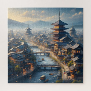 Puzzle Kyoto Japon Tourisme Vintage