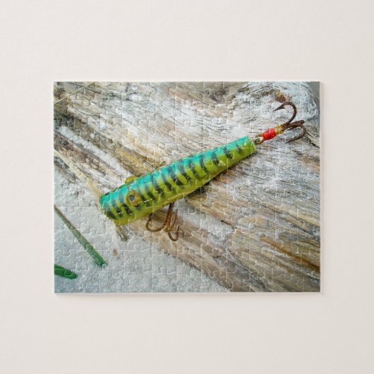Puzzle L Cooper Goo Goo Eyes Antique Pêche Lure (Horizontal)