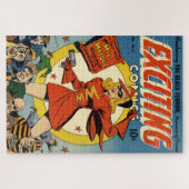 Puzzle La Bande Dessinée Classique Couvre Avec Miss Masqu (Horizontal)