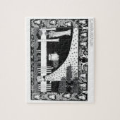 Puzzle La Beale Isoud chez le Gard joyeux, illustration (Vertical)