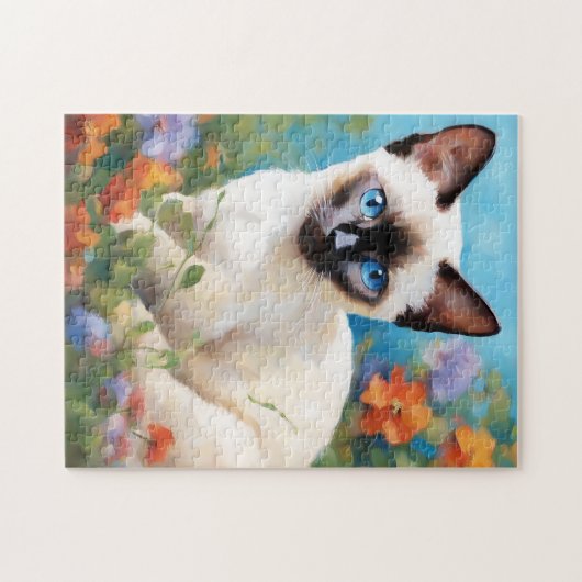 Puzzle La beauté impressionniste siamoise (Horizontal)