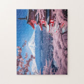 Puzzle La beauté peinte du Japon au printemps (Vertical)