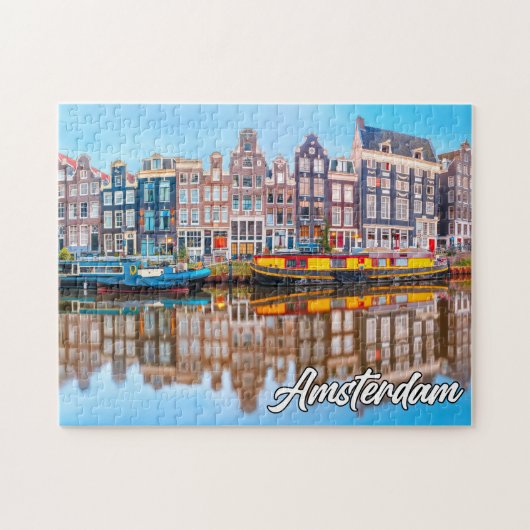 Puzzle La belle Amsterdam, Pays-Bas (Horizontal)
