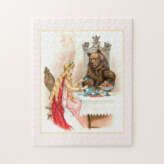 Puzzle La Belle dans Rose et la Bête (Vertical)