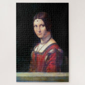 Puzzle La Belle Ferronnière, Léonard de Vinci (Vertical)