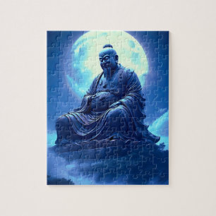 Puzzle La Bénédiction de la Lune sur la Statue Céleste