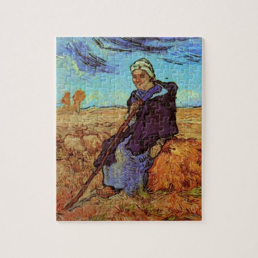 Puzzle La Bergère (d'après Millet) par Vincent van Gogh (Vertical)