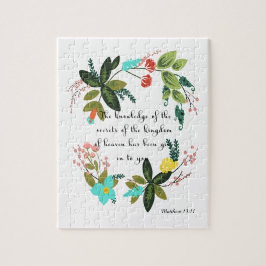 Puzzle La bible d'une manière encourageante exprime l'art (Vertical)