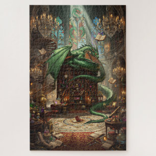 Puzzle La Bibliothèque Fantastique du Dragon Oublié
