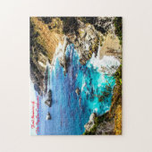 Puzzle La Big Sur California. Salutations de Noël Jigsaw (Vertical)