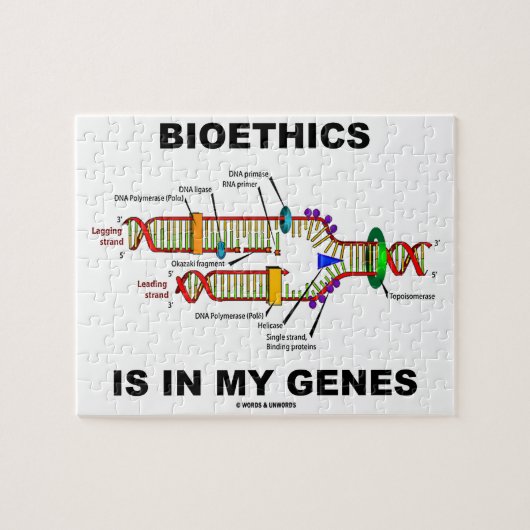 Puzzle La Bioéthique Est Dans Mes Gènes (Réplication De L (Horizontal)