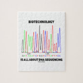 Puzzle La Biotechnologie, c'est le séquençage ADN (Vertical)