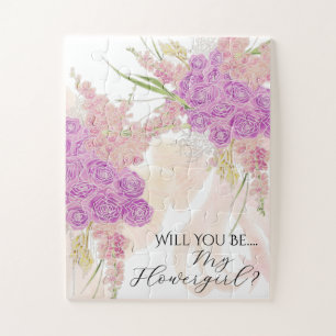 Puzzle La Boca Rosa Blush Arc et Bouquet-Fleuriste